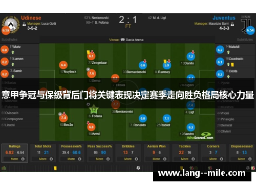 意甲争冠与保级背后门将关键表现决定赛季走向胜负格局核心力量